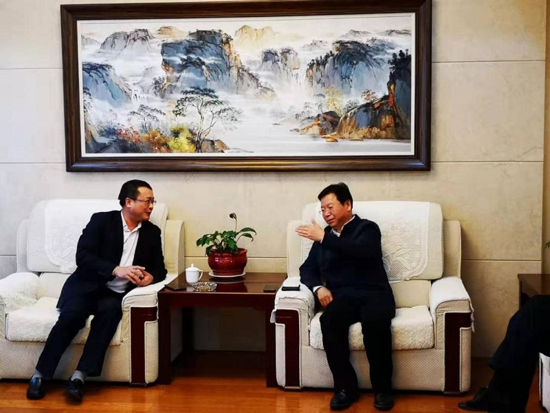 胡流芳拜訪渤化集團黨委書記、董事長王俊明