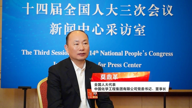 莫鼎革接受人民網專訪強調：綠色發展 科技先行！