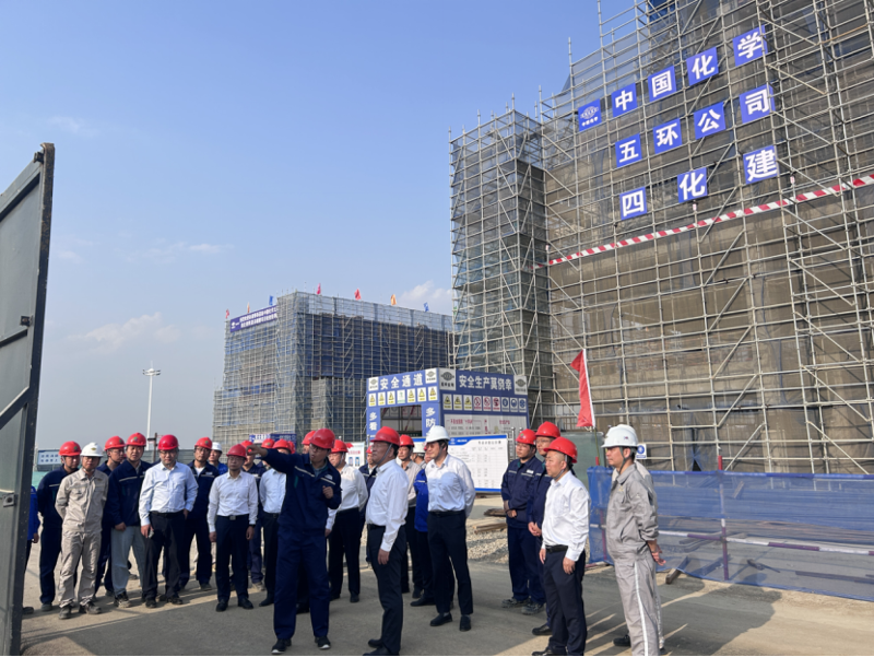 寇光武到中南公司湖北徽陽項目檢查調(diào)研