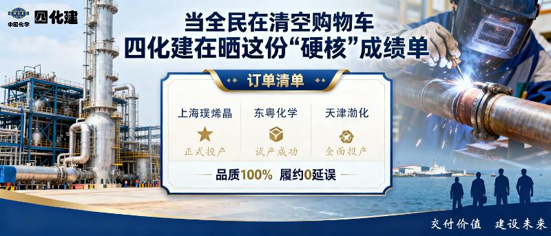 雙十一 | 當全民在清空購物車，四化建在曬這份“硬核”成績單！